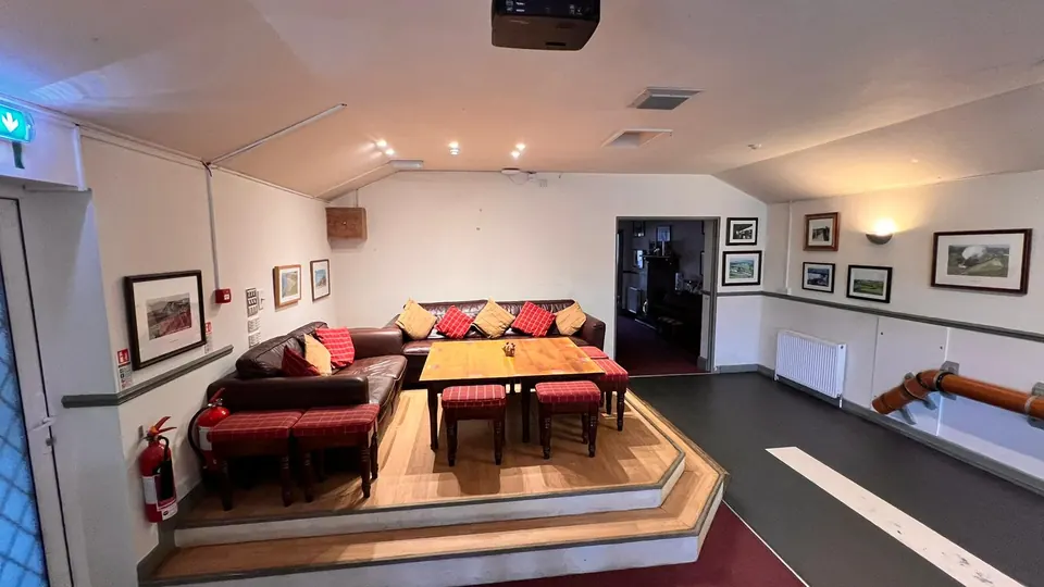 Sofas in the lounge area
