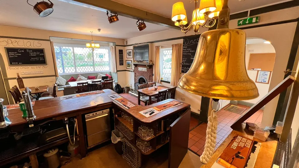 The bar and brass bell
